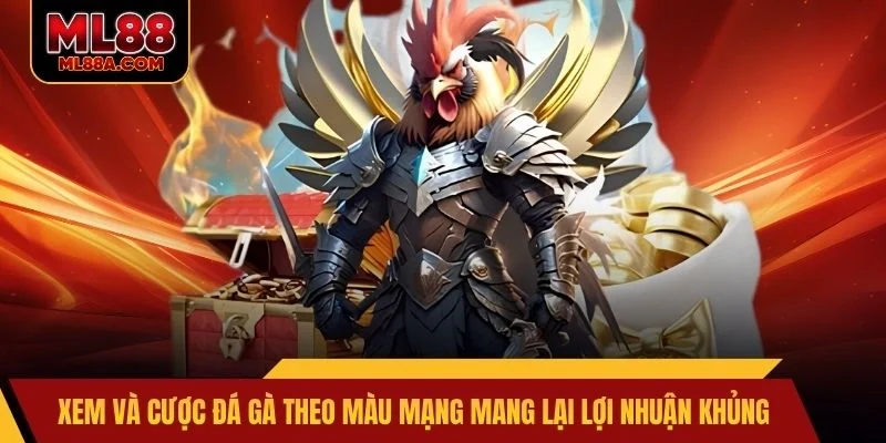 Xem và cược đá gà theo màu mạng mang lại lợi nhuận khủng 