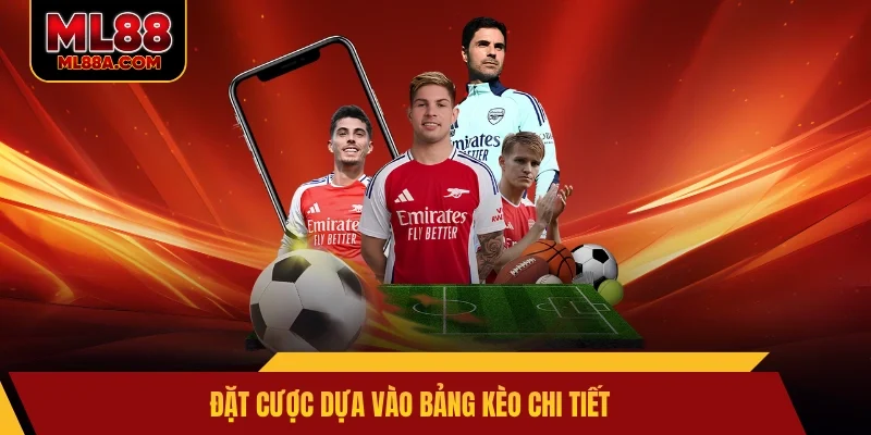 Đặt cược dựa vào bảng kèo chi tiết